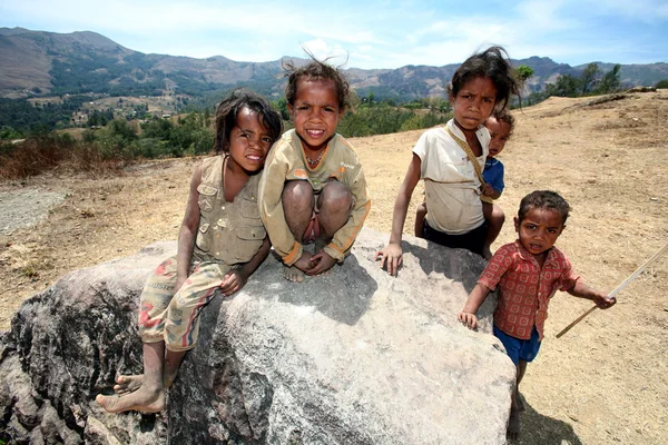 Mambai People near the Village Maubisse — Stock Photo, Image