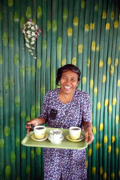 Asien east timor timor leste manatuto café — Stockfoto