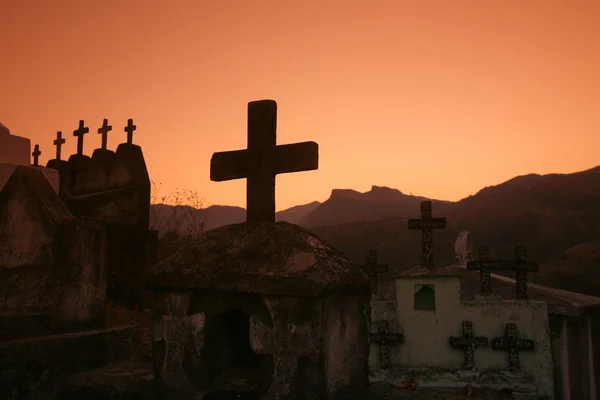 Asien east timor timor leste moubisse friedhof — Stockfoto