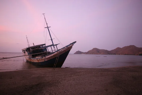 Stranden vid staden av Dili — Stockfoto