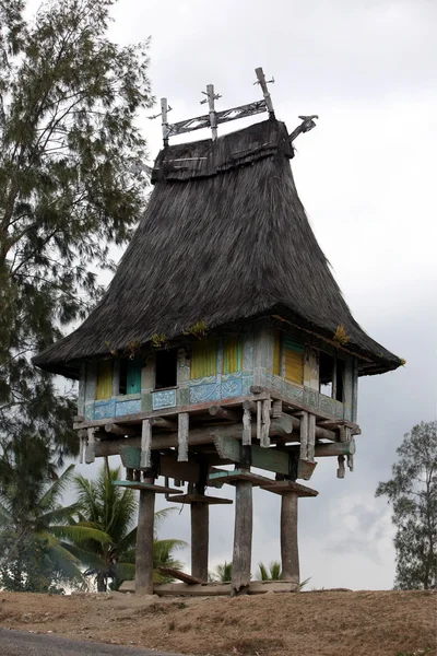 บ้านดั้งเดิมที่หมู่บ้าน Lospalos — ภาพถ่ายสต็อก