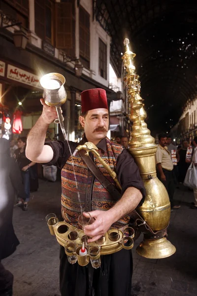 Juice seller na cidade de Damaskus — Fotografia de Stock