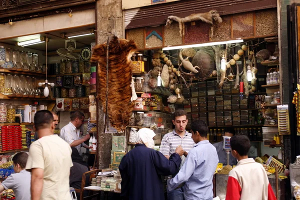 Winkels in de markt of souq — Stockfoto