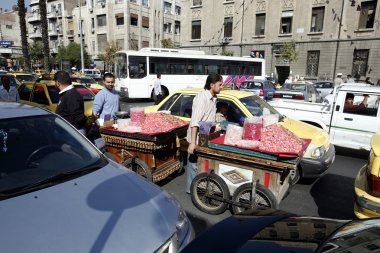 Orta Doğu Suriye Damaskus Old Town Souq Pazar