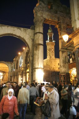 Emevî Camii yakınındaki tarihi kalıntılar