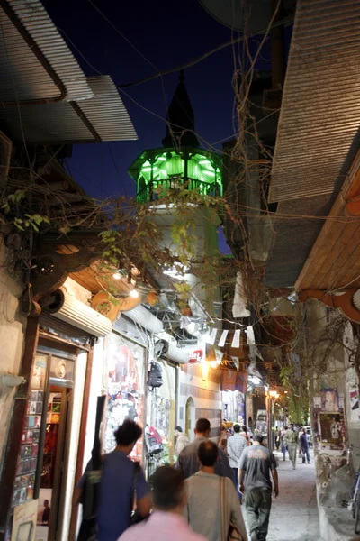 中东地区叙利亚 Damaskus 旧城集市市场 — 图库照片