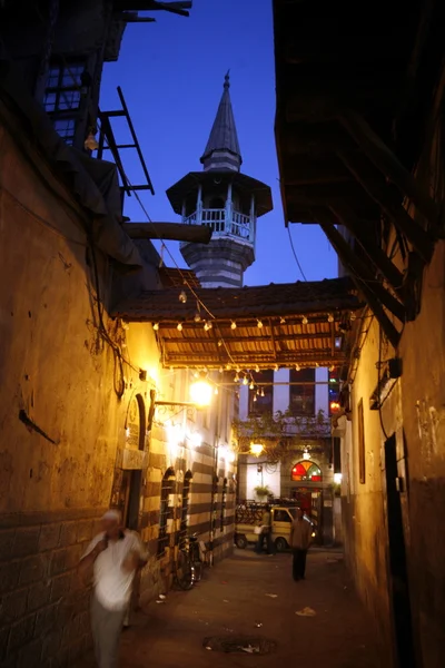 Damaskus 大街上的人 — 图库照片