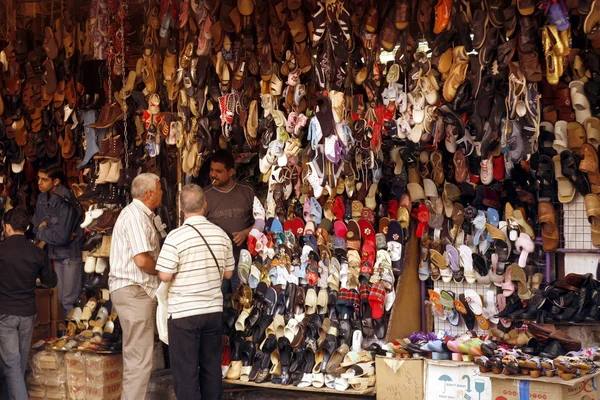 Eski şehir Damaskus pazarda insanlara — Stok fotoğraf