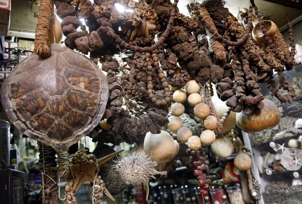 Tiendas en el casco antiguo Damaskus — Foto de Stock