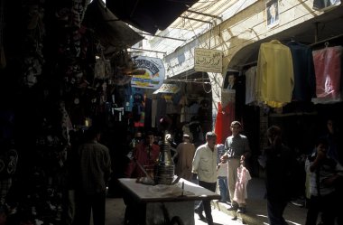 Orta Doğu Suriye Damaskus Old Town Souq Pazar