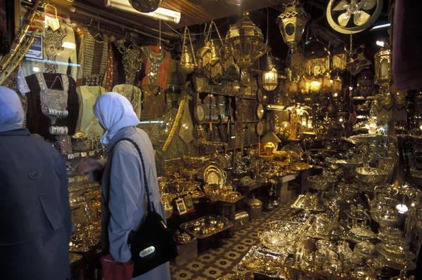 Lojas no mercado ou souq — Fotografia de Stock