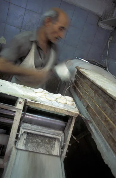 MIDDLE EAST SYRIA ALEPPO OLD TOWN SOUQ MARKET — Stock Photo, Image