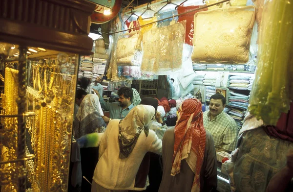 中东地区叙利亚 Damaskus 旧城集市市场 — 图库照片