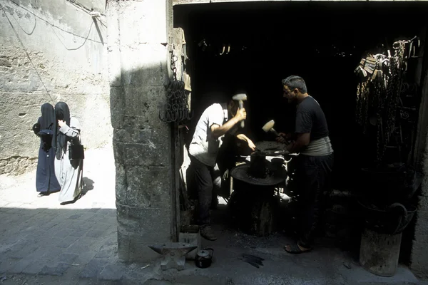 SIRIA ORIENTAL MEDIO MERCADO DEL SUD DE DAMASKUS — Foto de Stock