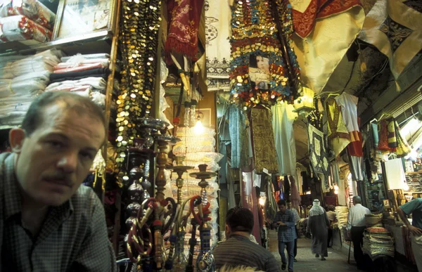 MIDDLE EAST SYRIA ALEPPO OLD TOWN SOUQ MARKET — Stock Photo, Image