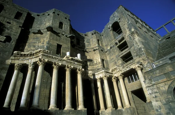 Ruinerna i staden av Bosra — Stockfoto