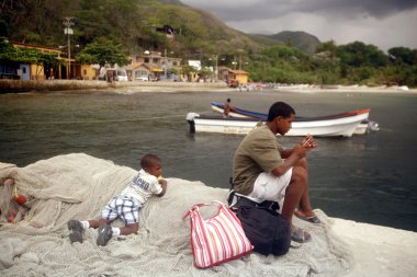 sahile Chuao şehir içinde