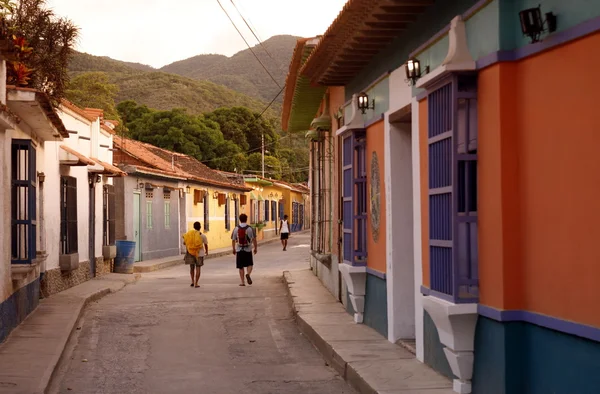 Byn av Choroni på den karibiska kusten i Venezuela — Stockfoto