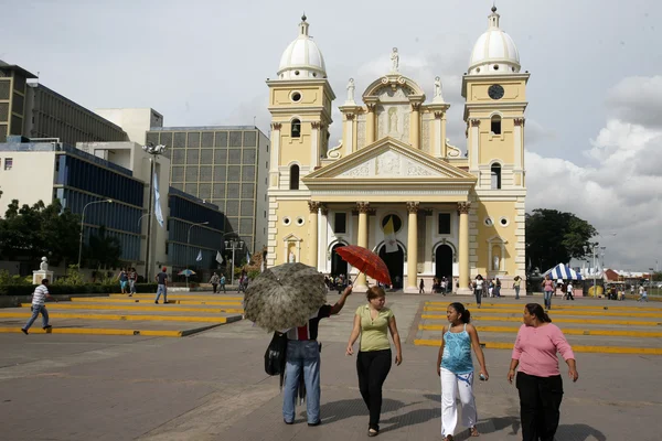 Catedral en el pueblo de Maracaibo en Venezuela — Foto de Stock