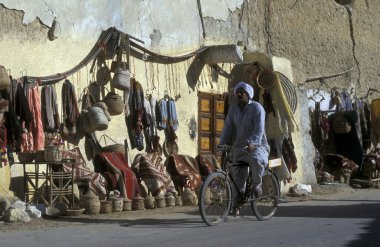 Oasis ve Siwa Köyü eski şehir