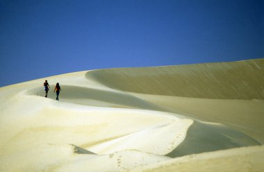 sanddunes near the Oasis and village of Siwa clipart