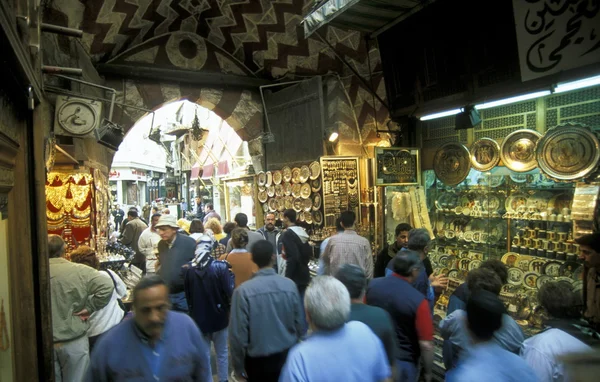 Mercato nel centro storico del Cairo — Foto Stock