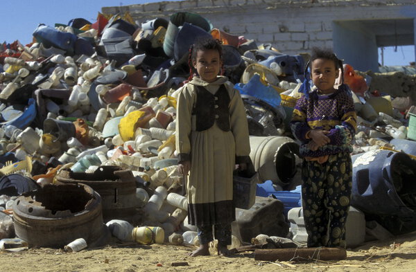 plastic recycling in the city of Cairo