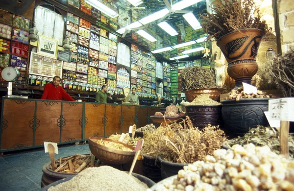 카이로의 오래 된 마을에서 시장 — 스톡 사진