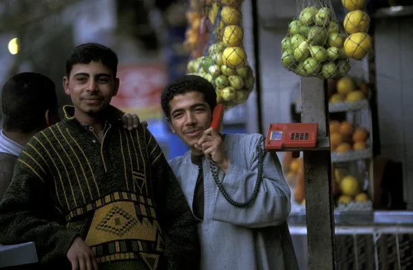 Mercato nel centro storico del Cairo — Foto Stock