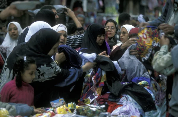 Mercado na cidade velha de Cairo — Fotografia de Stock