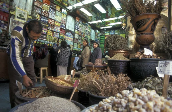 Mercado na cidade velha de Cairo — Fotografia de Stock