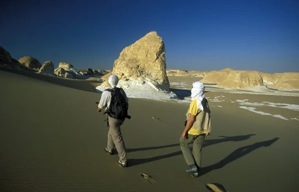 Африка Єгипет все біле пустеля Сахара — стокове фото