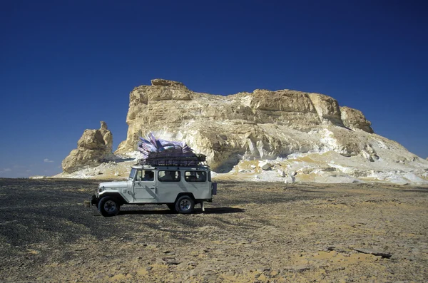 Ландшафт і природи в білої пустелі в Єгипті — стокове фото