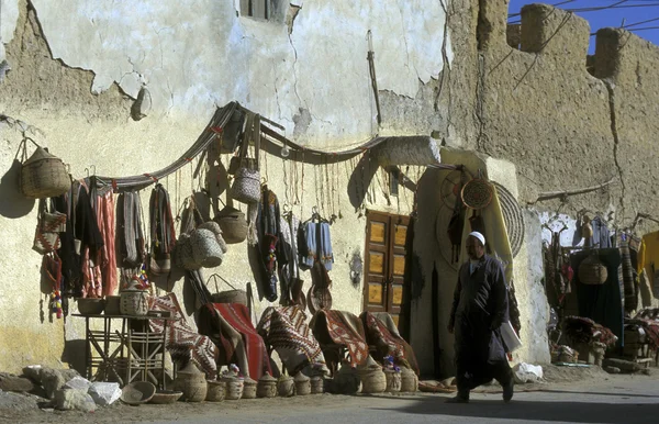 Market the town of the Oasis and village of Siwa — Stock Photo, Image