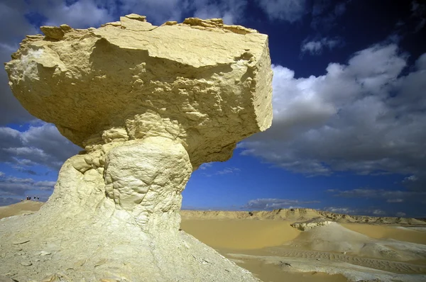 Afrika Egypt Sahary Faráfra bílá — Stock fotografie