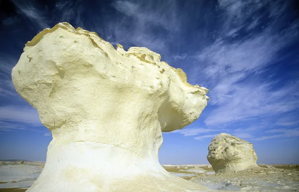 ÁFRICA EGITO SAARA FARAFRA DESERTO BRANCO — Fotografia de Stock