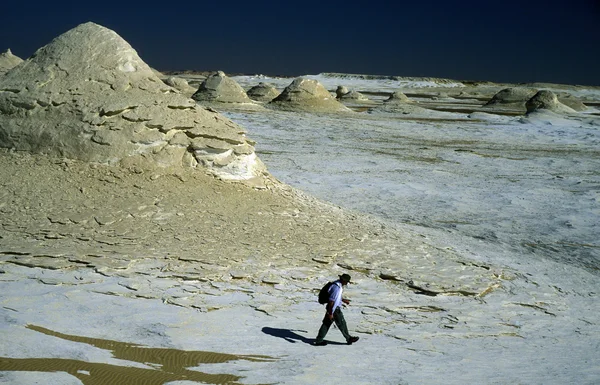 Afrika Mısır Sahra Farafra beyaz Çölü — Stok fotoğraf