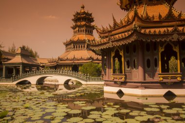 Muang Boran geleneksel tapınakta