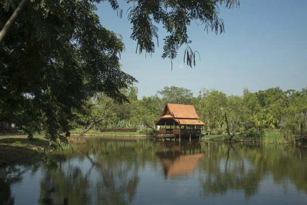 Tempio tradizionale di Muang Boran — Foto Stock