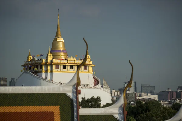 Ταϊλάνδη Μπανγκόκ Wat Ratchanatdaram Golden Mount — Φωτογραφία Αρχείου