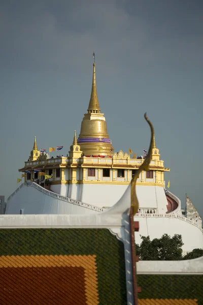 Ταϊλάνδη Μπανγκόκ Wat Ratchanatdaram Golden Mount — Φωτογραφία Αρχείου