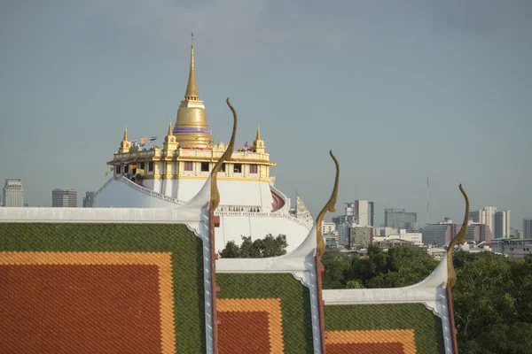 Wat Ratchanatdaram και η χρυσή Mount για: Μπανγκόκ — Φωτογραφία Αρχείου