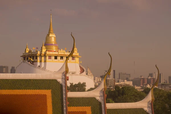 Tailândia Bangkok Wat Ratchanatdaram Golden Mount — Fotografia de Stock