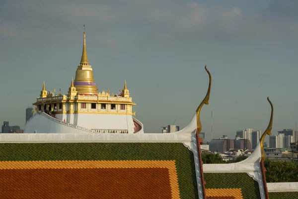 Ταϊλάνδη Μπανγκόκ Wat Ratchanatdaram Golden Mount — Φωτογραφία Αρχείου