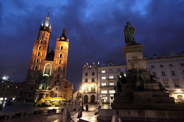 Πλατεία Rynek Glowny — Φωτογραφία Αρχείου