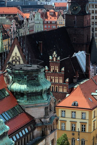 Stary Rynek Wrocławski Rynek — Zdjęcie stockowe