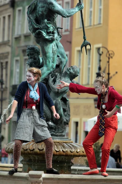 Praça Stray Rynek em Poznan — Fotografia de Stock