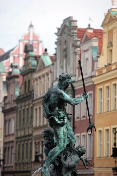 Bezpańskie Plac Rynek w Poznaniu — Zdjęcie stockowe