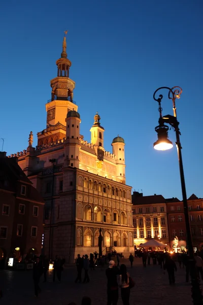 Sokak Rynek Meydanı Poznan — Stok fotoğraf