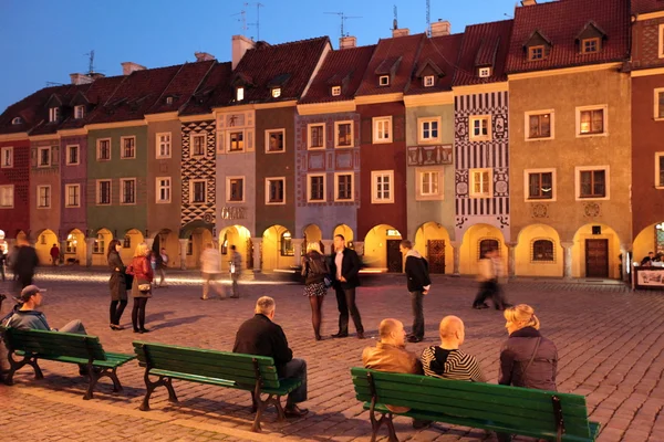Praça Stray Rynek em Poznan — Fotografia de Stock